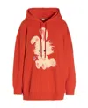 Stella Mccartney Cotton Hoodie In Red