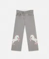 STELLA MCCARTNEY HORSE APPLIQUÉ DENIM JEANS