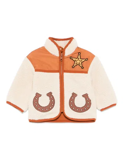 Stella Mccartney Babies' Horse-appliqué Jacket In Neutrals