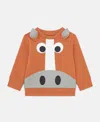 Stella Mccartney Horse Graphic Sweatshirt In Brown