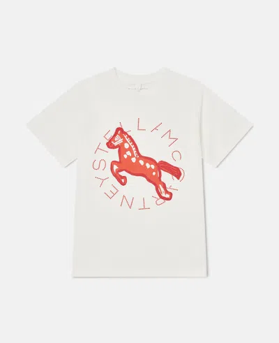 Stella Mccartney Horse Graphic T-shirt In Multi