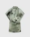 Stella Mccartney Horse Print Dress In Sea Green