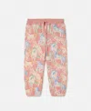 Stella Mccartney Horse Print Joggers In Multicolour