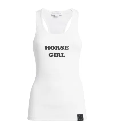 Stella Mccartney Horsegirl Tank Top In Yellow