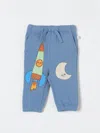 Stella Mccartney Mid-rise Cotton Track Trousers In Blau