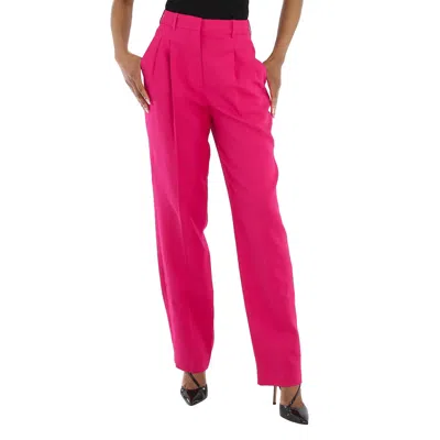 STELLA MCCARTNEY HOT PINK LARA TAILORED TROUSERS, BRAND SIZE 42 (US SIZE 8)