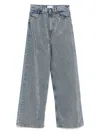 Stella Mccartney Denim Embellished Hotfix Jeans In Blue