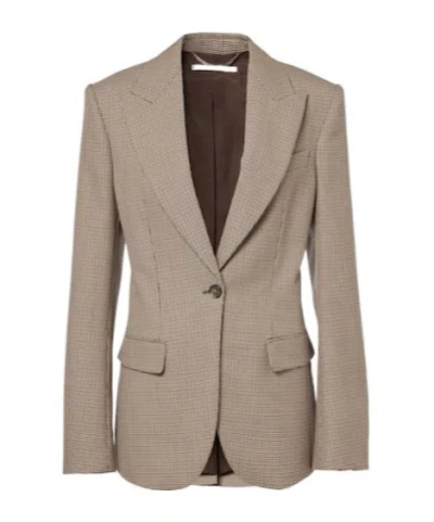 STELLA MCCARTNEY HOUNDSTOOTH LAPEL BLAZER
