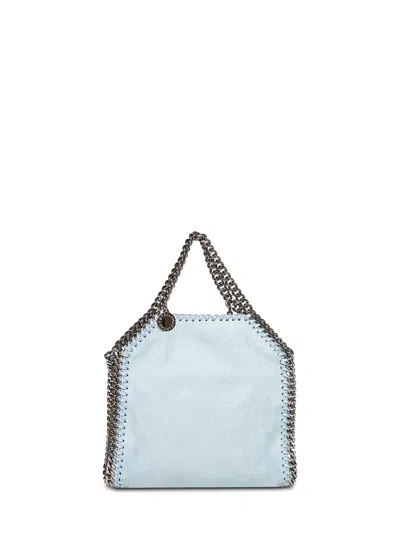 Stella Mccartney Ice Blue Falabella Tiny Tote Bag In Light Blue
