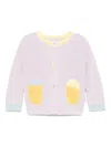 Stella Mccartney Ice-cream Motifs Cardigan In Purple