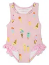 Stella Mccartney Ice Cream Print Swimsuit In Pink