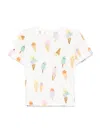 Stella Mccartney Ice Cream-print T-shirt In 白色