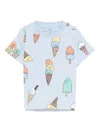Stella Mccartney Baby Boys Ice Cream T-shirt In Blue