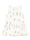Stella Mccartney Baby Girls Ice Cream Jersey Dress In White