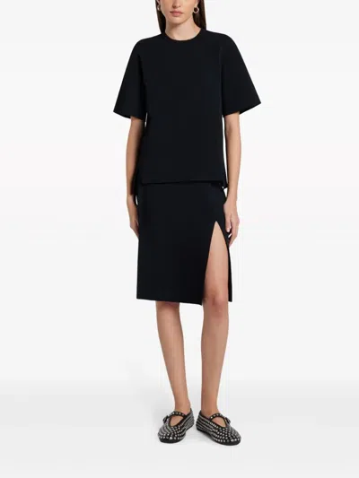 Stella Mccartney Iconic Compact Knit Top In Black