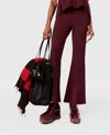 Stella Mccartney Women's Compact Knit Kick-flare Pants In Brown