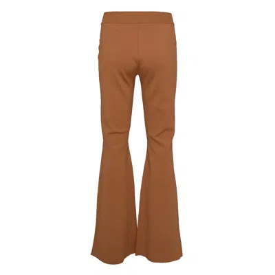Stella Mccartney Iconic Compact Knit Trousers In Orange