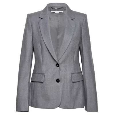 Stella Mccartney Iconic Flannel Regular Jacket In Gray