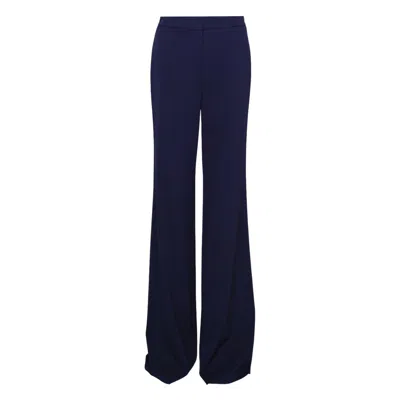 Stella Mccartney Iconic Flared Trousers In Blue