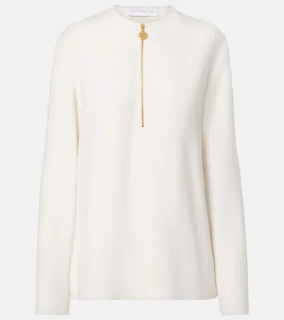 Stella Mccartney Iconic Half-zip Top In White