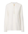 Stella Mccartney Iconic Zip Detail Top In White