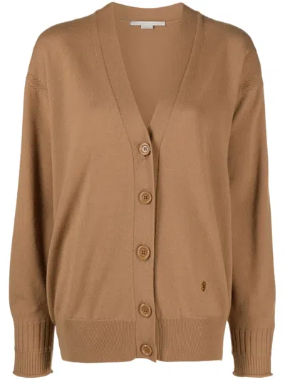 Stella Mccartney Iconic Cardigan In Brown