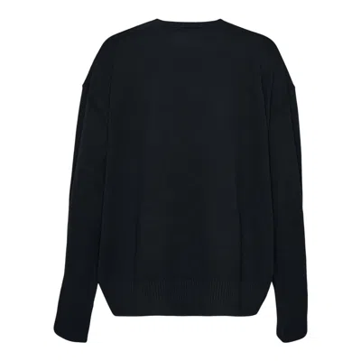Stella Mccartney Iconic Merino Knit Jumper In Black