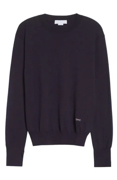 Stella Mccartney Iconic Merino Wool Sweater In Blue