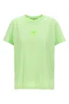 Stella Mccartney 'heart Mini Icon' T-shirt In Green
