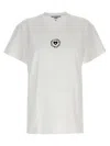 Stella Mccartney Cotton T-shirt With Circular Logo In White