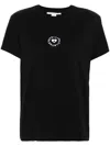 Stella Mccartney Lovestruck Logo Cotton T-shirt In Black