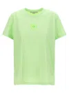 Stella Mccartney Iconic Mini Heart T-shirt Green In Green