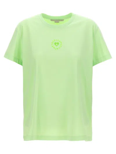 Stella Mccartney Iconic Mini Heart T-shirt Green