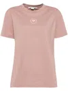 Stella Mccartney Iconic Mini Heart T-shirt In Pink