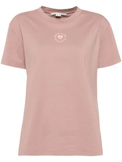 Stella Mccartney Iconic Mini Heart T-shirt In Multicolor