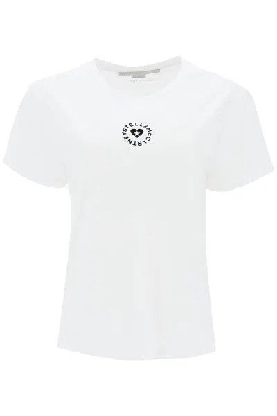 Stella Mccartney Iconic Mini Heart T-shirt In White
