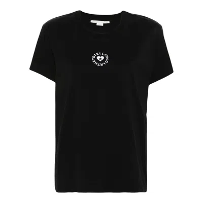Stella Mccartney Iconic Mini Heart T-shirt In Blue
