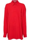 Stella Mccartney Iconic Oversized Shirt In Red