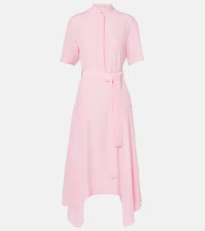 STELLA MCCARTNEY ICONIC SILK MIDI DRESS