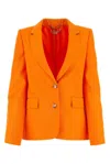Stella Mccartney Oversized Single-breasted Blazer In Orange