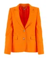Stella Mccartney Oversized Single-breasted Blazer In Orange