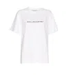Stella Mccartney Stella Mc Cartney White Crew Neck T Shirt With Logo In White