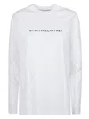 Stella Mccartney Iconic Sustainable Cotton Sweatshirt In White