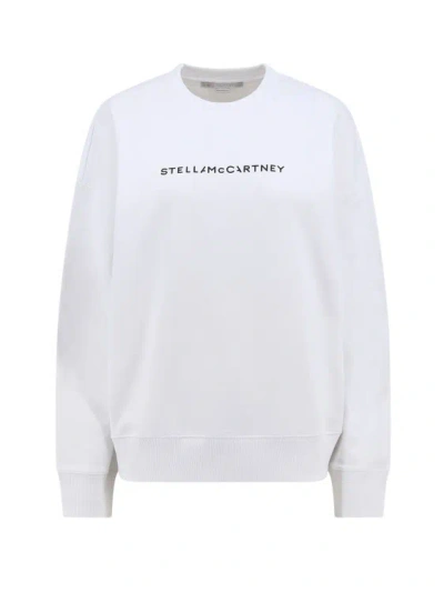 Stella Mccartney Iconic Sustainable Cotton Sweatshirt In White