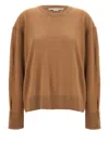 Stella Mccartney Ribbed Crew Neck Knitwear With Button Detail