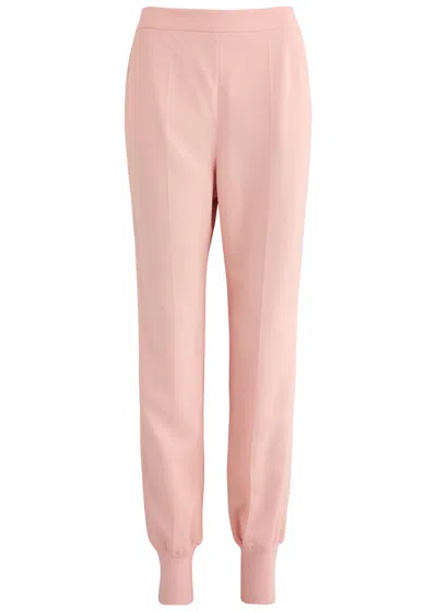 Stella Mccartney Iconic Woven Joggers In Pink Light