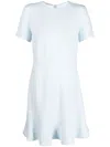 Stella Mccartney Iconics Stretch-cady Minidress In Blau
