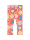 Stella Mccartney Illustration-print Cotton Leggings In Pink