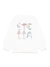 Stella Mccartney Illustration-print Sweatshirt In 白色