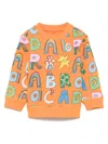 Stella Mccartney Illustration-print Sweatshirt In Orange